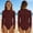 Wine, variant on ITSAME Girls One-Piece Swimsuit, Quick-Dry Crewneck Sun Protection Beach Surfing Swimwear White Size 12-13