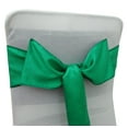 thumbnail image 3 of Darling Souvenir Pack Of 100 Satin Chair Sashes Bow Sash For Wedding & Events Supplies Party Decoration Chair Cover Sash - Colors Available, 3 of 5