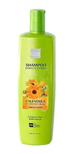 L'mar Champu Extracto Natural Caléndula Y Mediterráneo Cabello Graso | Shampoo Natural Extract Calendula And Mediterranean Vinegar For Oily Lmar - Walmart.com