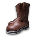 thumbnail image 1 of Bota De Trabajo Industrial Uso Rudo, Apache Boots, Piel Vacuno, Roble Flother, Suela Wolvorin, Talla 25.5 MX, 1 of 7