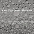 thumbnail image 6 of Gray Extra Long Waterproof Shower Curtain Liner 71x79 Inches, 6 of 8