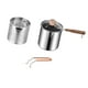 thumbnail image 1 of Olla freidora profunda Olla freidora con colador y tapa Mango de madera Olla mini casera estilo a, 1 of 9