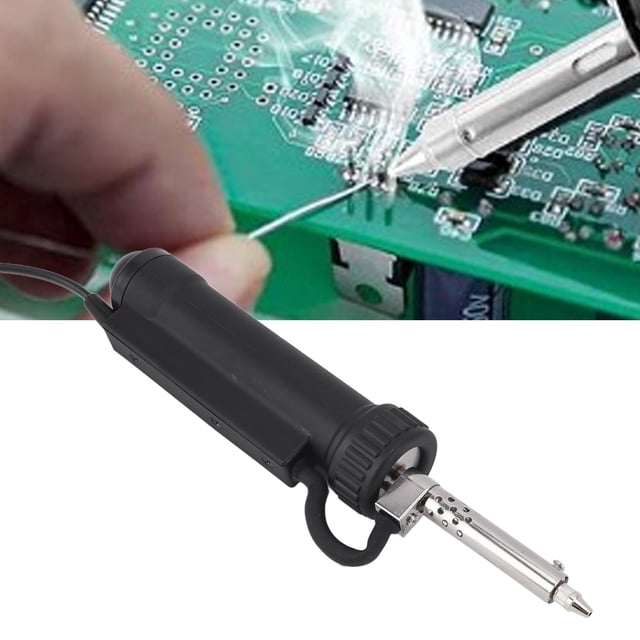 30W Electric Desoldering Iron Solder Sucker, Portable Desoldering Desoldering Pump with 3pcs Soldering Suction Tips Handheld Solder Removal Tool for Repair Welding