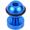Blue, variant on 1" Ball Adapter Universal Ball Joint Mount with 1/4" 3/8" Screw Hole for Camera Underwater Photography Flashlight Diving, Black