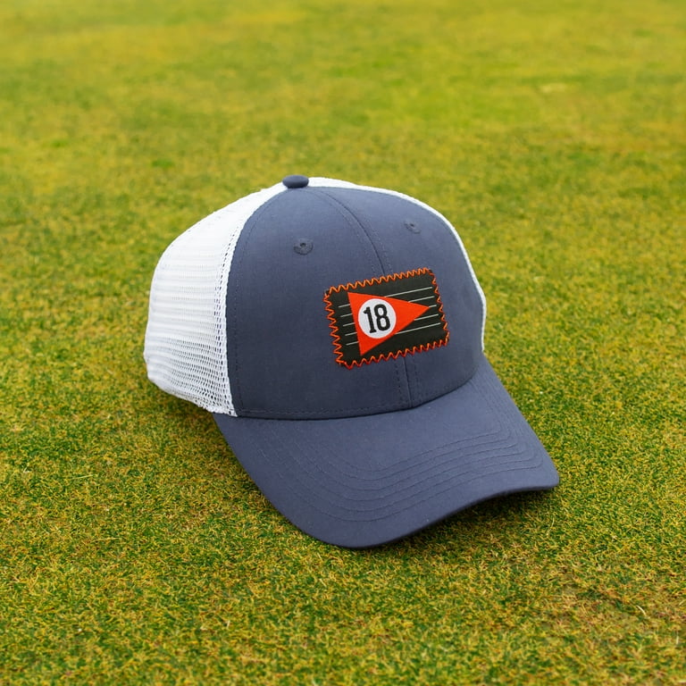 Signatures Navy Golf Hat, Adjustable Microfiber, Lightweight