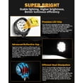 thumbnail image 2 of Luces Offroad LED Auxbeam Redondas de 4 pulgadas 90W 9000LM 2 unidades, 2 of 6