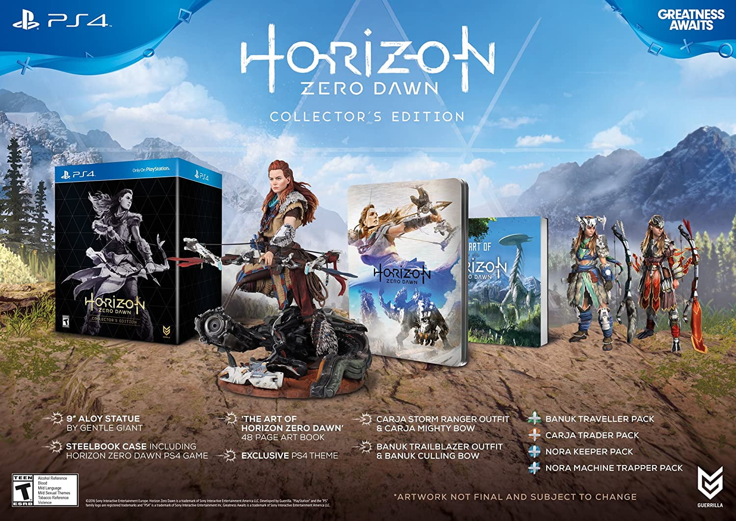 Horizon Zero Dawn Playstation 4 Collectors Edition Walmart Com Horizon Zero Dawn Playstation 4 Collectors Edition Walmart Com