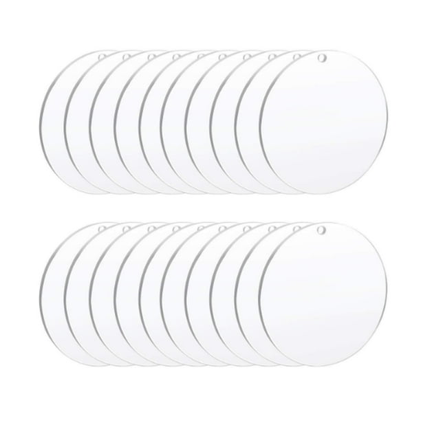 Toystoory Acrílico para artistas, suministros para artistas, resultados de arte acrílico con placa transparente, 7,6 cm2 mm/20 piezas Artesanía 7.6 cm * 2mm/20 piezas