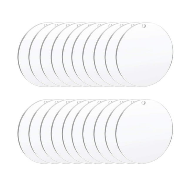 Justharion Clear Disc Easy Professional With Clear Plate Artist 7.6cm2mm/20piece 7.6cm*2mm/20piece 1Set