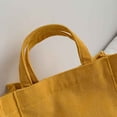 thumbnail image 4 of Stylago Mini Canvas Crossbody Bags for Women Casual Button Tote Shoulder Purses College Students Handbags for Ladies Shopping Yellow, 4 of 7