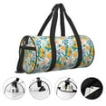 thumbnail image 5 of Gaeub Colorful Fruits Lightweight Travel Cylinder Bag Gym Tote Bag Sports Training Duffle Bag with Pockets and Straps, 5 of 8