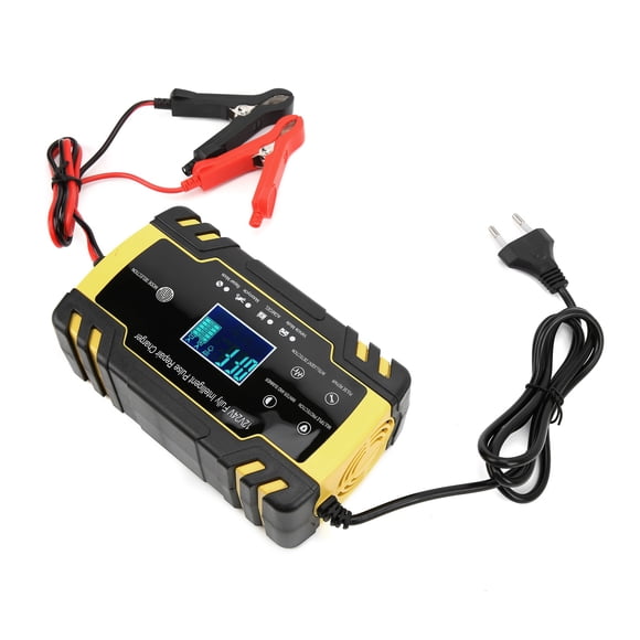 Batería Cargador De Batería Inteligente De 12V/24V Reparación De Pulso De Carga Automática Para Motocicleta De Coche