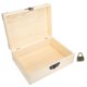 thumbnail image 5 of Caja de almacenamiento con cerradura, caja de madera Caja de almacenamiento de madera de escritorio vintage Caja de madera de escritorio Rendimiento confiable, 5 of 8