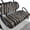 Deer American Flag Pattern, variant on Pzuqiu Woodland Camo 2-Piece Golf Cart Seat Cover Set | Breathable Washable Protector for Most 2-Seater Golf Carts
