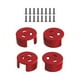 thumbnail image 2 of 4 tapas protectoras para motor, fáciles de instalar y ligeras. Rojo, 2 of 3