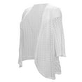 thumbnail image 6 of ZSQDM Women's Autumn Patterned Lace Hollow Lace Sleeved Cardigan Long Cardigans for Women Lightweight Crewneck Soft Loose Fit Basic Knit Sweaters Top Outfits Womens Summer Sweaters（Xl）, 6 of 6