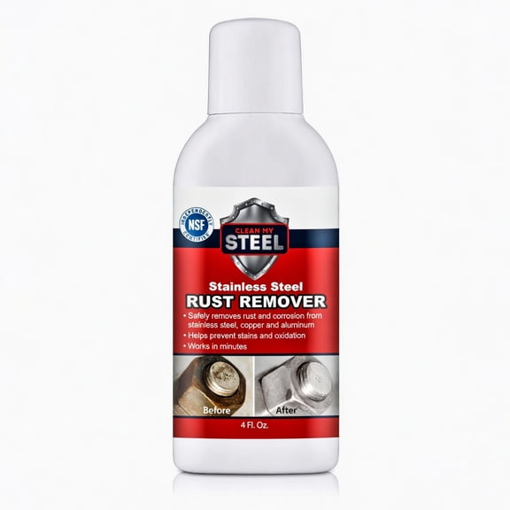 Stainless Steel Rust Remover & Stain Cleaner - NSF Approved Food Use Area's - 4oz