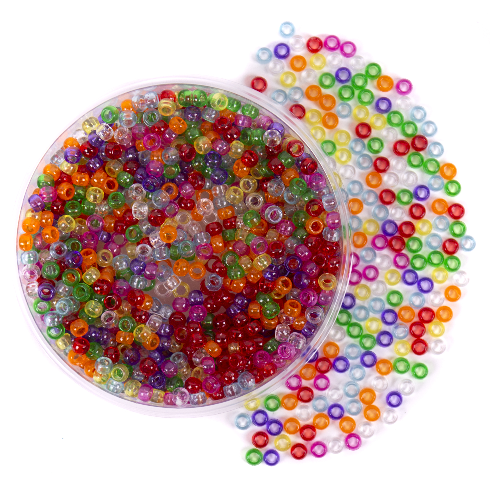 Horizon Group USA Translucent Multi-Color Pony Beads, 1500 Piece - image 3 of 3