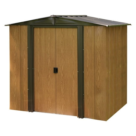 Arrow Woodlake Economy Peak Roof Steel Shed, 6x5 (Best Shed Roof Covering)