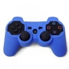 HDE Sony PS3 Controller Skin Silicone Grip Cover Case for Playstation 3 Dualshock Wireless Game Controllers (Blue)