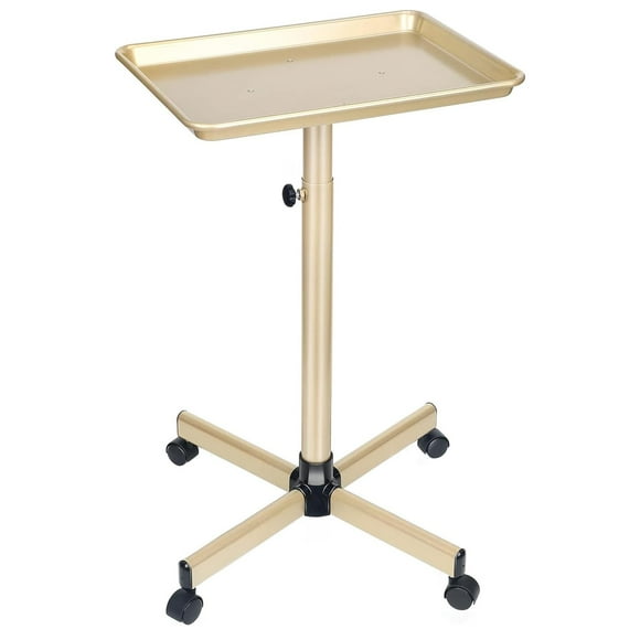 Bandeja de salón FWOD BIBTO Champagne Gold con altura ajustable