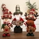 thumbnail image 1 of Muñeca de Pie con Sombrero de Copa, Tela Festiva de Lino y Felpa, Diseño de Postura Estable, Decoración Navideña para El Hogar, Ambiente Festivo Acogedor, Ideal para Sala de Estar o Tienda, Tamaño 38, 1 of 6