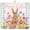 Easter Rabbit, variant on Summer Dish Drying Mat for Kitchen Counter Watercolor Watermelon Green Buffalo Plaid Microfiber Dish Drainer Mat Rustic Absorbent Washable Drying Pad Extra Large 18"x24"