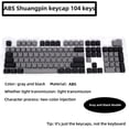 thumbnail image 3 of EIGTHTAIL 104-Key Colorful Backlit Gaming Keycap Replacement Set for Mechanical Keyboard  ABS Material  Ergonomic OEM Height with Durable and Fade-Resistant Design, 3 of 8