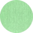 thumbnail image 1 of Ahgly Company Indoor Round Abstract Emerald Green Contemporary Area Rugs, 6' Round, 1 of 4
