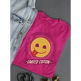 thumbnail image 3 of Limited Edition - Premium Retro Emoji Graphic Women's T-shirt, 3 of 4