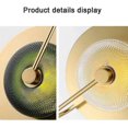 thumbnail image 5 of Glass Lampshade Led Wall Lights RustProof Seamless Welding Wall Lamp Round Wrought Iron Sconce, 5 of 5