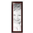 thumbnail image 2 of ArtToFrames 10" x 33" Matte mahogany Diploma Picture Frame, 10x33 inch Brown Wood Poster Frame (WOM-5108), 2 of 7