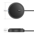 thumbnail image 3 of Condenser Microphone Plastic Black for Studio Recording Conferences 1Pcs 2.8x2.8x0.6in, 3 of 8