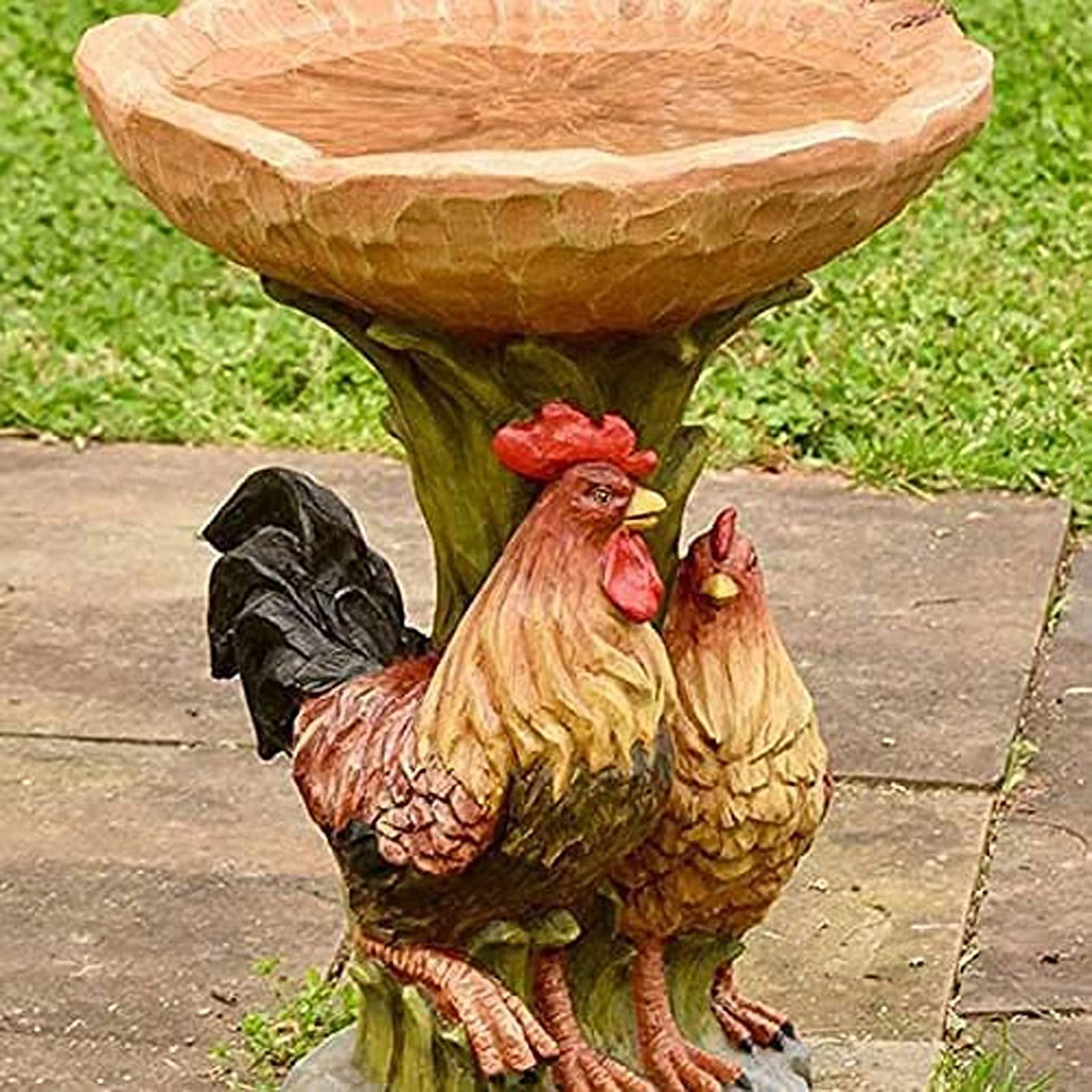 Bird Bath Bowl Outdoors Birdbaths Supports Resin Tree Stump Birdbaths Statues Fountains Bird Feeder Stand Garden Bowl Ornament Decor
