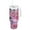 Beautiful Pink Hummingbird, variant on 40 oz Insulated Stainless Steel Tumbler Double Wall Stainless Steel Tumbler with 2-Way Drinking Beautiful Pink Hummingbird
