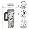thumbnail image 4 of OBREWU Bulldog Dog Tumbler with Handle and Lid,Bulldog Dog 40oz Double Wall Vacuum Insulated Tumbler,Cups Gift for Women and Men, 4 of 7