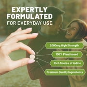 Sea Kelp 2000mg 200 Vegan Tablets | Natural Source of Iodine | Premium Ingredients | Proudly Made in The UK by Prowise