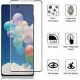 thumbnail image 3 of 3 Pack Screen Protector for Galaxy Note 20 - Tempered Glass (Fingerprint Unlock) 3D Curved Edge Full Cover HD Clear For Samsung Galaxy Note 20, 3 of 6