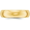 thumbnail image 2 of Avariah Diamonds Solid 10k Yellow Gold 6.2mm Half Round Wedding Band Size 11.5 - Ring Size 11.5, 2 of 7