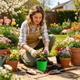 thumbnail image 6 of Clearance! Soovim Outdoor Pots for Pots Outdoor Metal for Indoor Outdoor Decorative with Holes Rustproof Garden Containers, 6 of 6