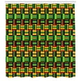 thumbnail image 3 of Ambesonne Kente Pattern Shower Curtain, Tribal Colorful, 69"Wx75"L, Multicolor, 3 of 3