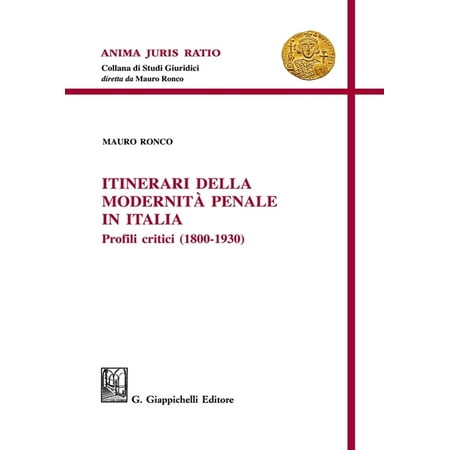Mauro Ronco Itinerari della modernità penale in Italia. Profili critici (1800-1930) (Paperback)