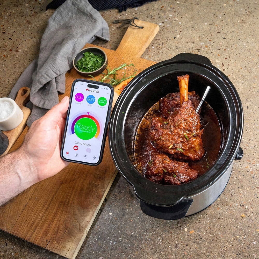 MEATER Pro: Premium Bluetooth Wireless Meat Thermometer | 1000°F Direct Heat Grilling | Long Range | Multi Sensors | For BBQ, Oven, Grill, Smoker, Air Fryer, Deep Fryer