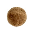 thumbnail image 3 of New Zealand Brown Genuine Sheepskin 12" Ball Pillow, 3 of 4