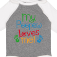 thumbnail image 4 of Inktastic My Peepaw Loves Me Boys or Girls Long Sleeve Baby Bodysuit, 4 of 5