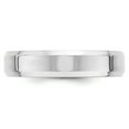 thumbnail image 6 of Primal Gold 14 Karat White Gold 5mm Bevel Edge Comfort Fit Band Size 6, 6 of 11