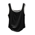 thumbnail image 2 of LADIGASU Fashion Women's Summer Casual Solid Color Loose Round-neck Camisoles Tank Top, 2 of 3