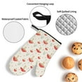 thumbnail image 3 of Cauagu Flat Mushrooms Print Oven Mitts and Pot Holders 4 pcs Set,Extra Thicken Long Kitchen Oven Glove Potholders BBQ Gloves-Oven Mitts and Pot Holders(11 Inch), 3 of 6