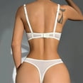 thumbnail image 4 of Intimates Women's Bow Decorated Steel Ring Underwear Set (1PC Underwear+1PC Underwear), 4 of 9