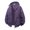 Purple, variant on MIXUE Mens Coats And Jackets Autumn Winter Solid Color Hooded Long Sleeve Zip Up Loose Casual Coat Outwear,White,M